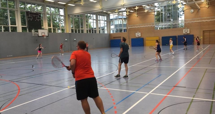 Crossminton - voll motiviert
