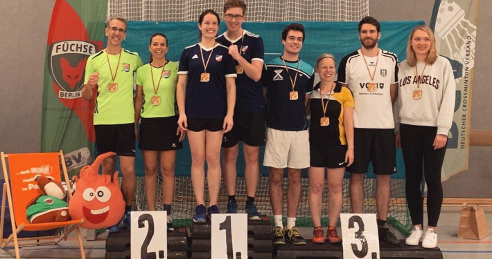 Die TOP 4 der Deutschen Crossminton Mixed Szene
