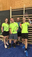 Die Poing Speedfires Vivien, Alex, Roy und Paul